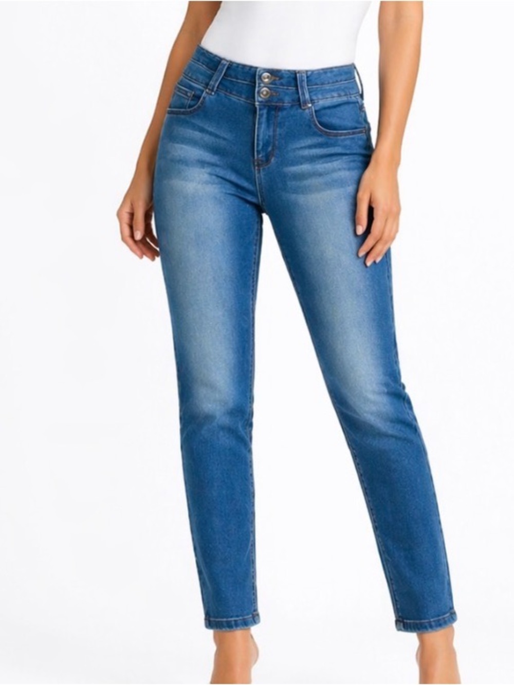 Squeeze brand high waisted skinny jeans with stretch big girl/teen SZ 14